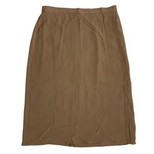 Yeohlee New York Women's Midi Pencil Skirt Size 6 Classic Beige‎ Lightweight